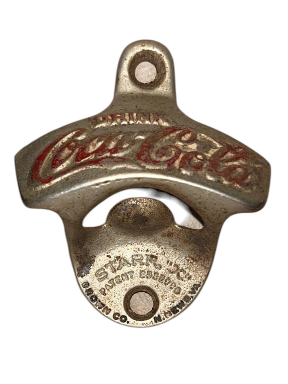 Starr X Company Coca-Cola Cast Iron Vintage Mountable Bottle Top Cap Opener